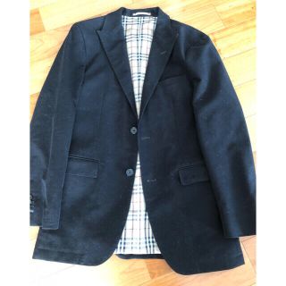 バーバリーブラックレーベル(BURBERRY BLACK LABEL)のバーバリーブラックレーベルベロアジャケット(テーラードジャケット)