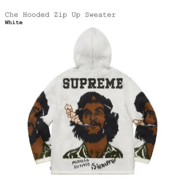 Supreme(シュプリーム)の【新品タグ付】supreme Che Hooded Zip Up Sweater メンズのトップス(ニット/セーター)の商品写真