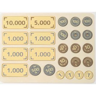 スリーコインズ(3COINS)の☆3COINS 木のお金☆①(知育玩具)