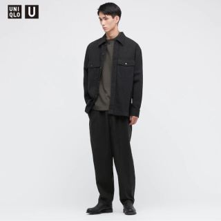 ユニクロ(UNIQLO)のねずみ様専用　21AW UNIQLO U フランネルイージーワイドフィットパンツ(スラックス)