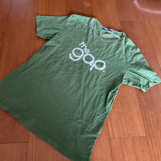 GAP(ギャップ)のold gap 1969 Tシャツ　緑　アメリカサイズXXS メンズのトップス(Tシャツ/カットソー(半袖/袖なし))の商品写真