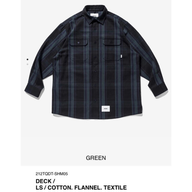 Wtaps 21aw deck ls green