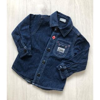 ブリーズ(BREEZE)のブリーズ　デニム　シャツ　９０サイズ　子供服(ジャケット/上着)