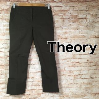 セオリー(theory)のセオリー Theory パンツ カジュアル テーパード クロップド丈 裾スリット(クロップドパンツ)