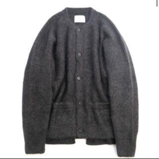 サンシー(SUNSEA)のstein Super Kid Mohair Cardigan gray s(カーディガン)