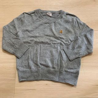 ベビーギャップ(babyGAP)の【80cm】babyGAP ♡ Vネックセーター　グレー(ニット/セーター)