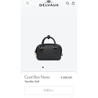 エルメス(HERMES)のDELVAUX  デルヴォー　クールボックス　ナノ　ショルダー(ハンドバッグ)