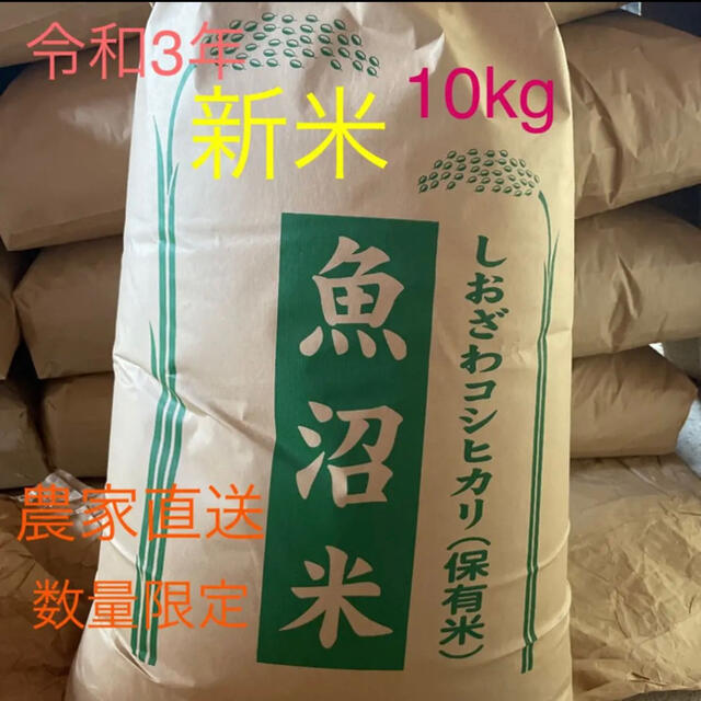 10kg　米/穀物　新米　魚沼産コシヒカリ