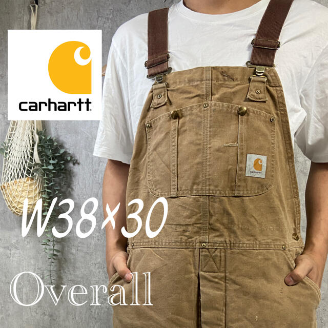 carhartt オーバーオール 38×32 メキシコ製 カーハート - nadiana.com.br
