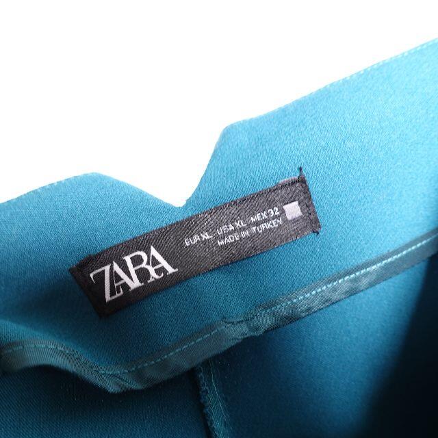 ZARA(ザラ)のZARA　レトロスポーティーパンツ/パンツ　レディース　ネイビー/グリーン レディースのパンツ(カジュアルパンツ)の商品写真