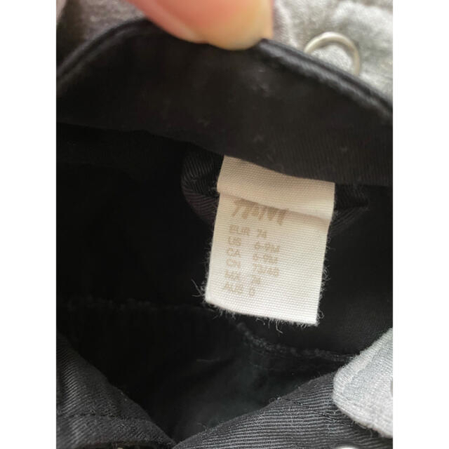 H&M(エイチアンドエム)のH&M ベビーデニムベスト　デニムジャケット　70 キッズ/ベビー/マタニティのベビー服(~85cm)(ジャケット/コート)の商品写真