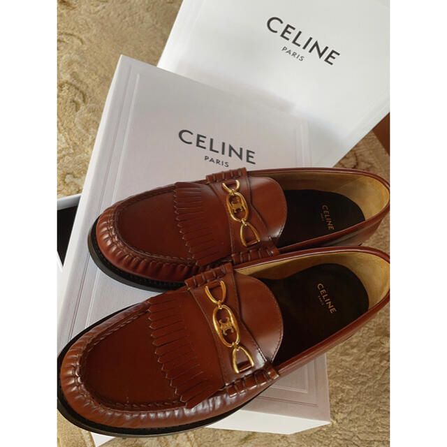 celine(セリーヌ)のceline トリオンフ　ローファー レディースの靴/シューズ(ローファー/革靴)の商品写真