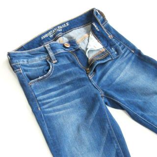 アメリカンイーグル(American Eagle)のアメリカンイーグルJEGGING▼スーパーストレッチ▼US4サイズ▼W約68㎝(デニム/ジーンズ)