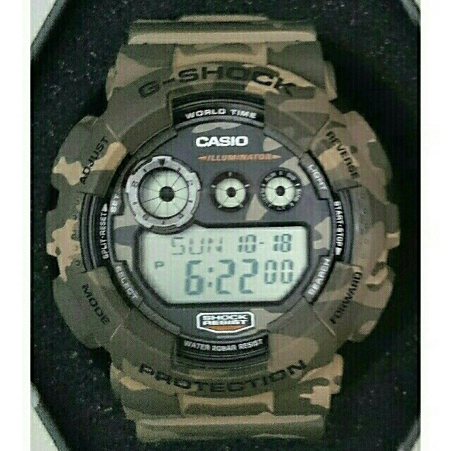 G-SHOCK 迷彩柄カモ GD-120CM(タグ付) 【楽天カード分割】 9180円 ...