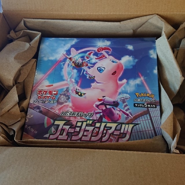 エンタメ/ホビーポケモンカード　フュージョンアーツ　1box　新品未開封シュリンク付き 送料込み