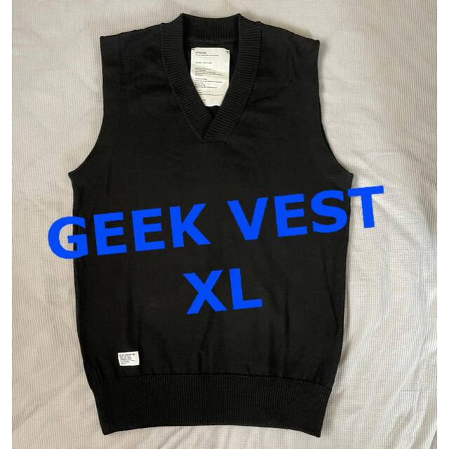 W)taps(ダブルタップス)のWTAPS GEEK KNIT VEST BLACK XRAY size メンズのトップス(ベスト)の商品写真