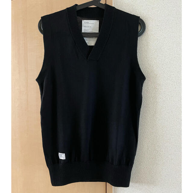 W)taps(ダブルタップス)のWTAPS GEEK KNIT VEST BLACK XRAY size メンズのトップス(ベスト)の商品写真