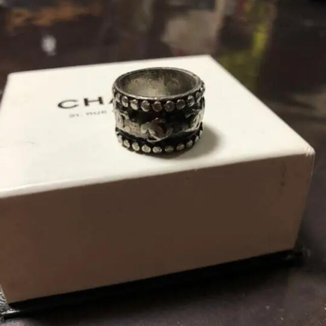 CHANEL シャネル リング ブラックシルバー | www.pituca.com.br