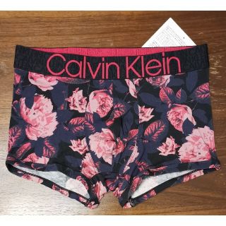 カルバンクライン(Calvin Klein)のカルバンクライン　新品　メンズ　ボクサーパンツ(フラワー/ブラックS)(ボクサーパンツ)