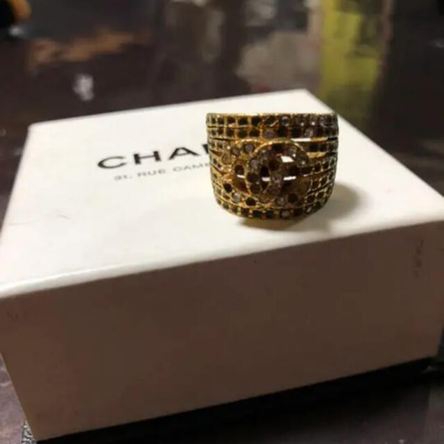 CHANEL(シャネル)のCHANEL シャネル 指輪 リング ジャンク品 レディースのアクセサリー(リング(指輪))の商品写真