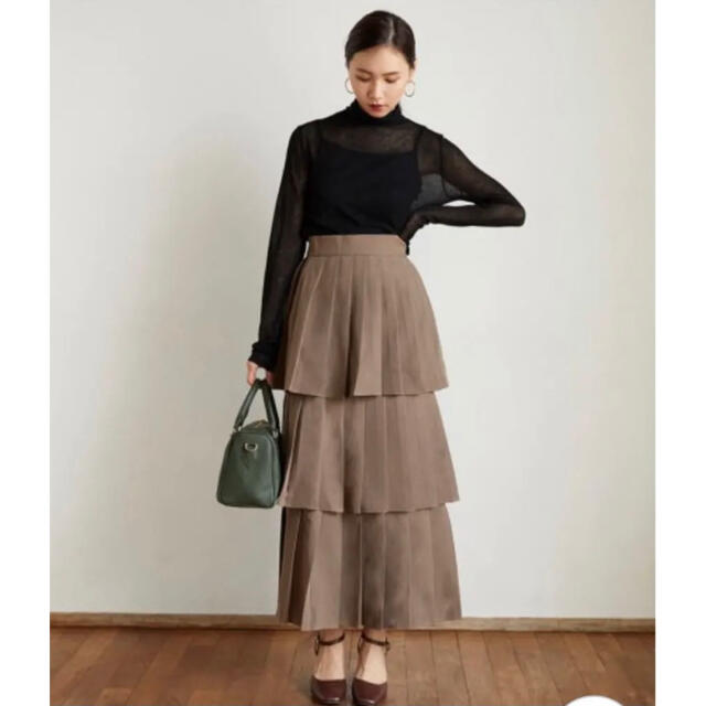 randeboo  pleats three skirt