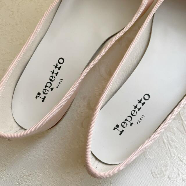 repetto(レペット)の【未使用】レペット　バレエシューズ　38  ベビーピンク レディースの靴/シューズ(バレエシューズ)の商品写真