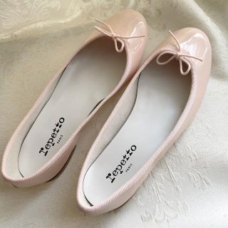 【新品未使用】レースバレエシューズ ◇38 23.5cm レペットrepetto