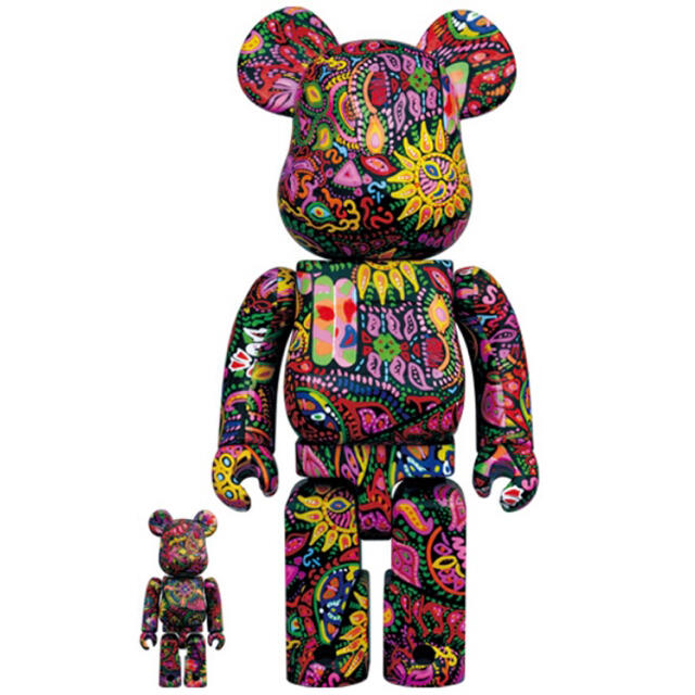 BE@RBRICK Psychedelic Paisley 100％ &400％