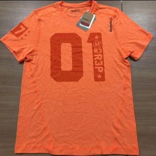 アディダス(adidas)の新品 Reebok Tシャツ オレンジ リーボック(Tシャツ/カットソー(半袖/袖なし))