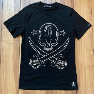 マスターマインドジャパン(mastermind JAPAN)のスワロフスキー　Mロゴ　スカル　tシャツ 黒　サイズM(Tシャツ/カットソー(半袖/袖なし))