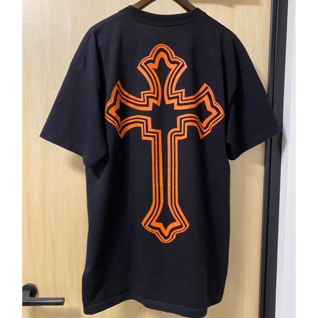 メンズVLONE 2pac TUPAC バッククロスプリント ポケT Tシャツ