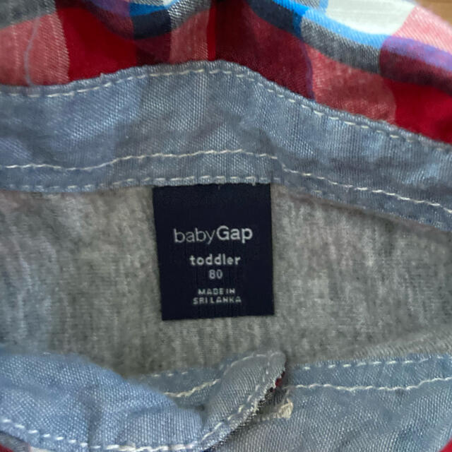 babyGAP(ベビーギャップ)のbabyGAP チェック柄シャツ キッズ/ベビー/マタニティのベビー服(~85cm)(シャツ/カットソー)の商品写真