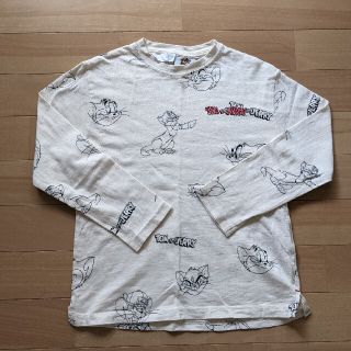 ザラキッズ(ZARA KIDS)のZARA KIDS★ザラ ロングTシャツ トム＆ジェリー 6y 116cm(Tシャツ/カットソー)