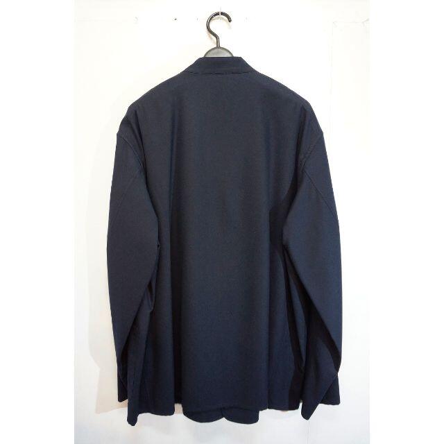 COMOLI - 21AW COMOLIウール フラノ スタンドカラー ジャケット COMOLI - 21AW COMOLIウール フラノ スタンドカラー ジャケット