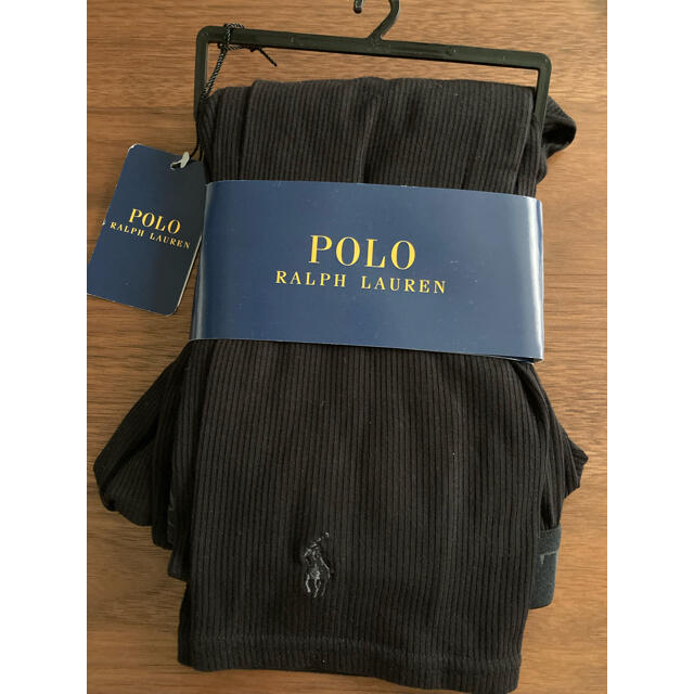 POLO RALPH LAUREN(ポロラルフローレン)の新品　ラルフローレンフルレングス黒Ｍ（スパッツ）10分丈　レディースＭレギンス レディースのレッグウェア(レギンス/スパッツ)の商品写真