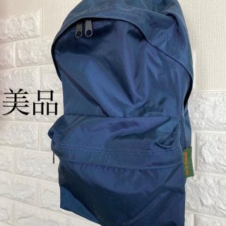エルベシャプリエ　バックパック  リュック　ネイビー　978N-001 美品(リュック/バックパック)