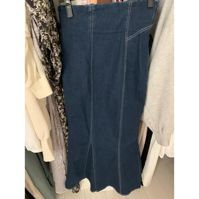 COCO DEAL(ココディール)の配色ステッチハイウエストマーメイドスカート レディースのスカート(ロングスカート)の商品写真