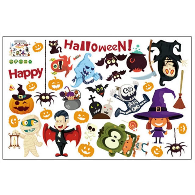 ハロウィン ウォールステッカー パーティ 飾り付け シール 壁紙 装飾の通販 by まみなんs shop|ラクマ ハロウィン ウォールステッカー パーティ 飾り付け シール 壁紙 装飾の通販 by まみなんs shop|ラクマ