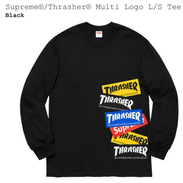 シュプリームSupreme®/Thrasher® Multi Logo LS Tee