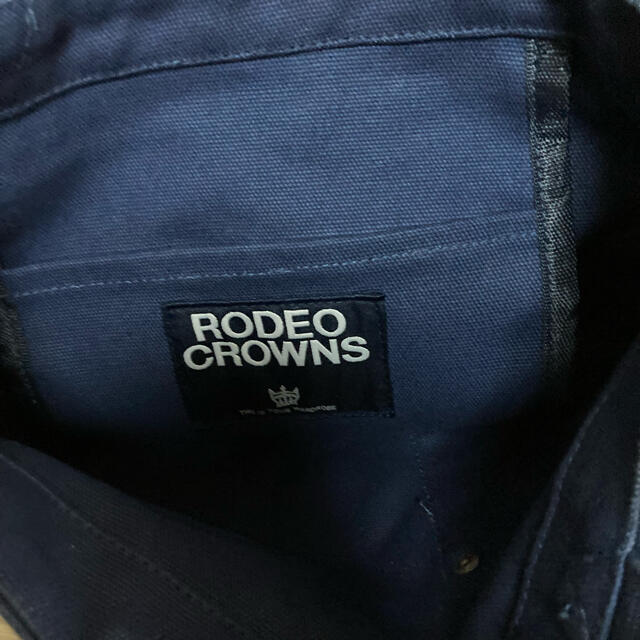 RODEO CROWNS(ロデオクラウンズ)のロデオクラウン　ハンドバッグ　紺色 レディースのバッグ(ハンドバッグ)の商品写真