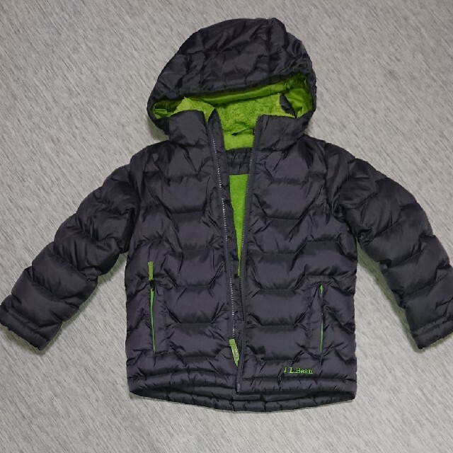 L.L.Bean(エルエルビーン)のL.L.Bean ダウンジャケット キッズ グレーM5-6 キッズ/ベビー/マタニティのキッズ服男の子用(90cm~)(ジャケット/上着)の商品写真