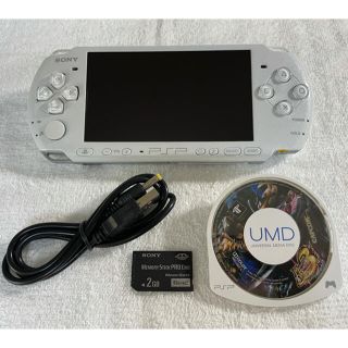 プレイステーションポータブル(PlayStation Portable)のPSP-3000  パールホワイト(携帯用ゲーム機本体)