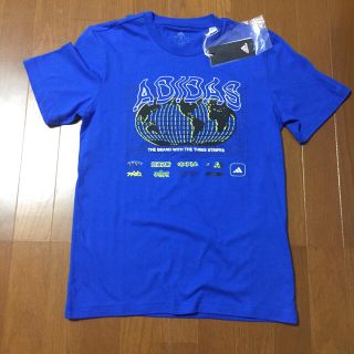 アディダス(adidas)のadidas アディダス ブルーTシャツ 【タグ付、新品】！(Tシャツ/カットソー(半袖/袖なし))