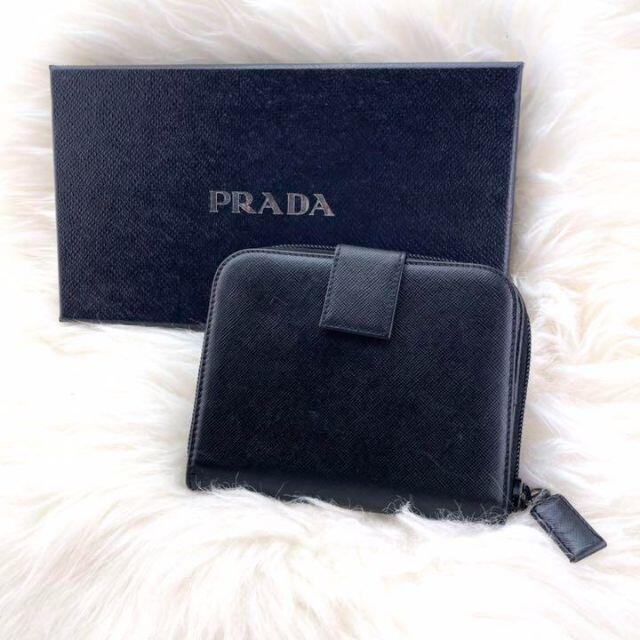 PRADA - ✨極美品✨ PRADA ラウンドファスナー レザー ミニ財布