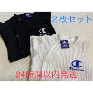 チャンピオン(Champion)のchampion ロンパース　白黒2枚セット(ロンパース)