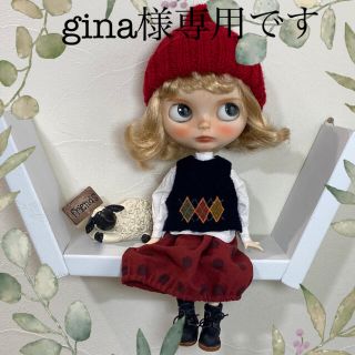 gina様専用　ブライス　アウトフィット　ベストとブラウスのセット　RED(その他)