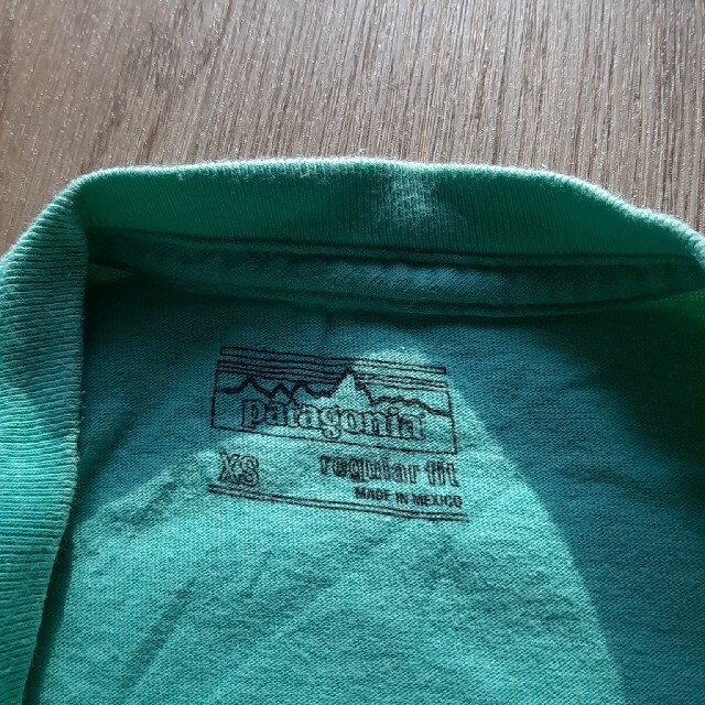 patagonia(パタゴニア)のpatagonia　パタゴニア　Tシャツ　グリーン　XS メンズのトップス(Tシャツ/カットソー(半袖/袖なし))の商品写真