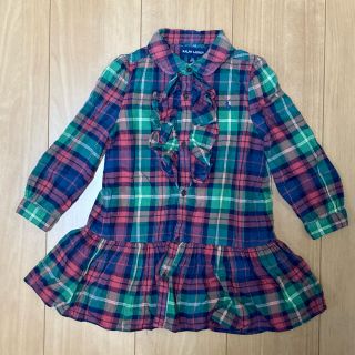 ラルフローレン(Ralph Lauren)のラルフローレン　チェックワンピース90(ワンピース)