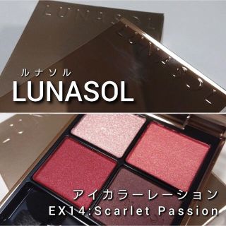 ルナソル(LUNASOL)のルナソル アイカラーレーション EX14 スカーレットパッション(6.7g)(アイシャドウ)