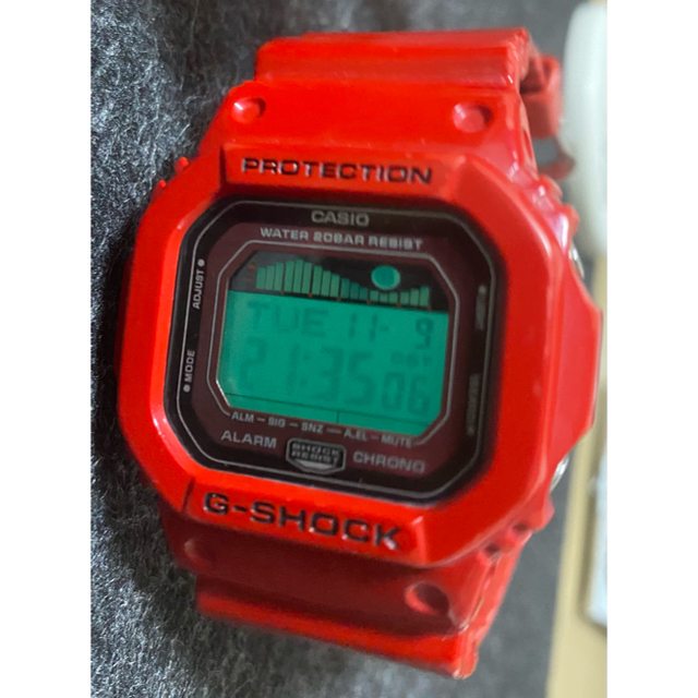 CASIO G-SHOCK 腕時計 GLX-5600 G-LIDE 希少レッド